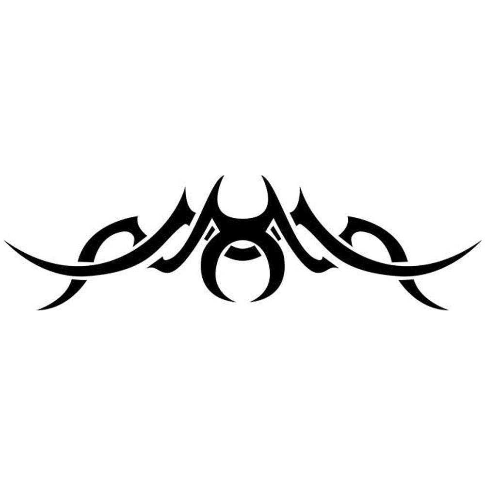 Biohazard Tribal Tattoo Stencil